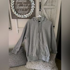 Size med forever 21 zip up hoodie